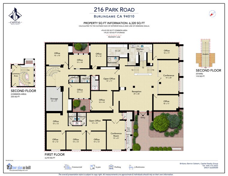 216 Park Rd, Burlingame, CA à louer - Photo du bâtiment - Image 2 de 2