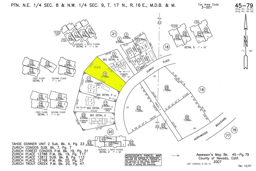 12800 Zurich Plz, Truckee, CA à vendre - Plan cadastral - Image 3 de 10