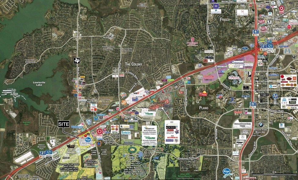 Highway 121, The Colony, TX à louer - Aérien - Image 2 de 2