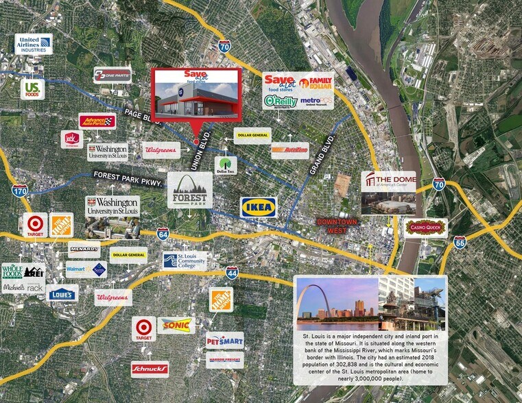 Sav A Lot, Saint Louis, MO à vendre - Photo du bâtiment - Image 2 de 5