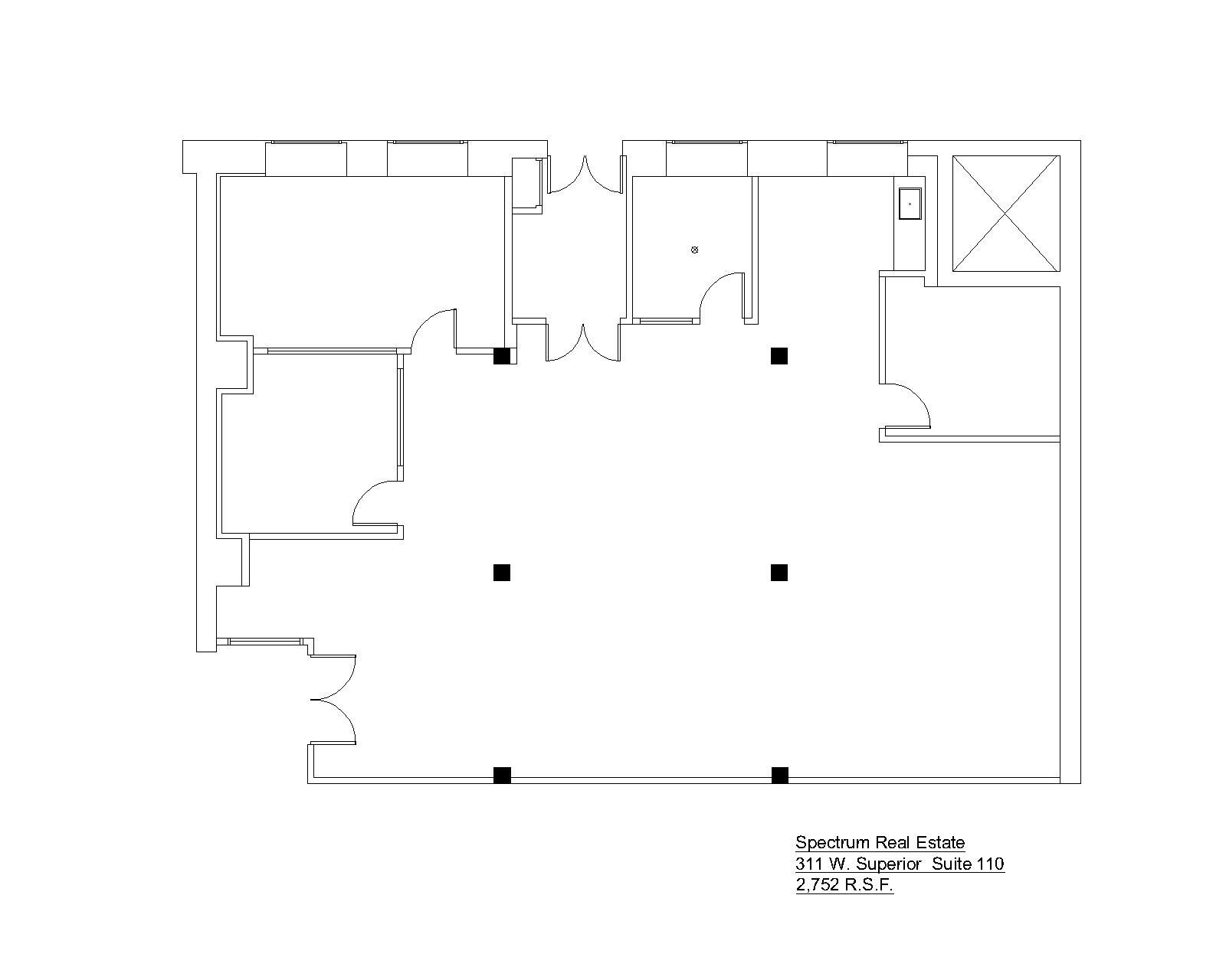 311 W Superior St, Chicago, IL à louer Plan d’étage- Image 1 de 1