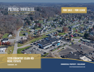 Plus de détails pour 1229 Country Club Mnr, Fairmont, WV - Vente au détail à vendre