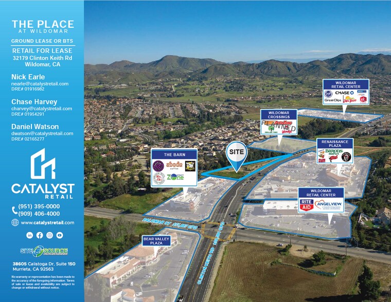 32179 Clinton Keith Rd, Wildomar, CA for lease - Aerial - Image 2 of 8