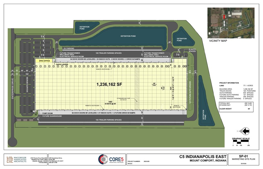 6437 Enterprise Dr, Mccordsville, IN à louer - Plan de site - Image 2 de 3