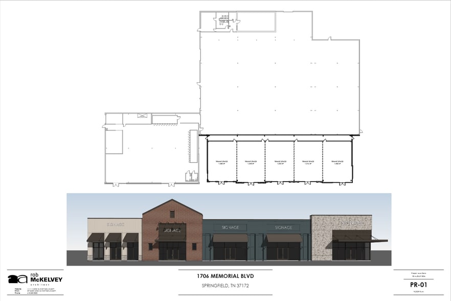 1704-1706 Memorial Blvd, Springfield, TN for lease - Building Photo - Image 2 of 2