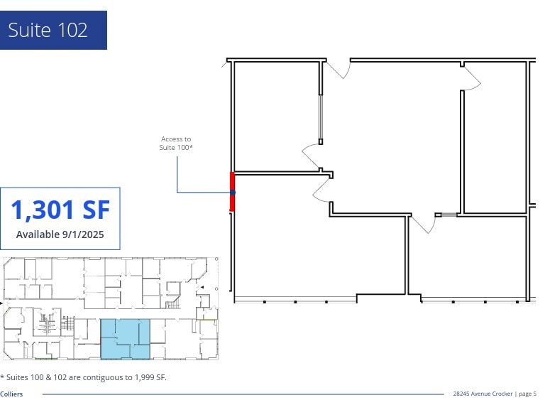 28245 Avenue Crocker, Valencia, CA for lease Floor Plan- Image 1 of 1