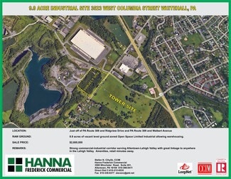 Plus de détails pour 3523 W Columbia Street, Whitehall, PA - Terrain à vendre