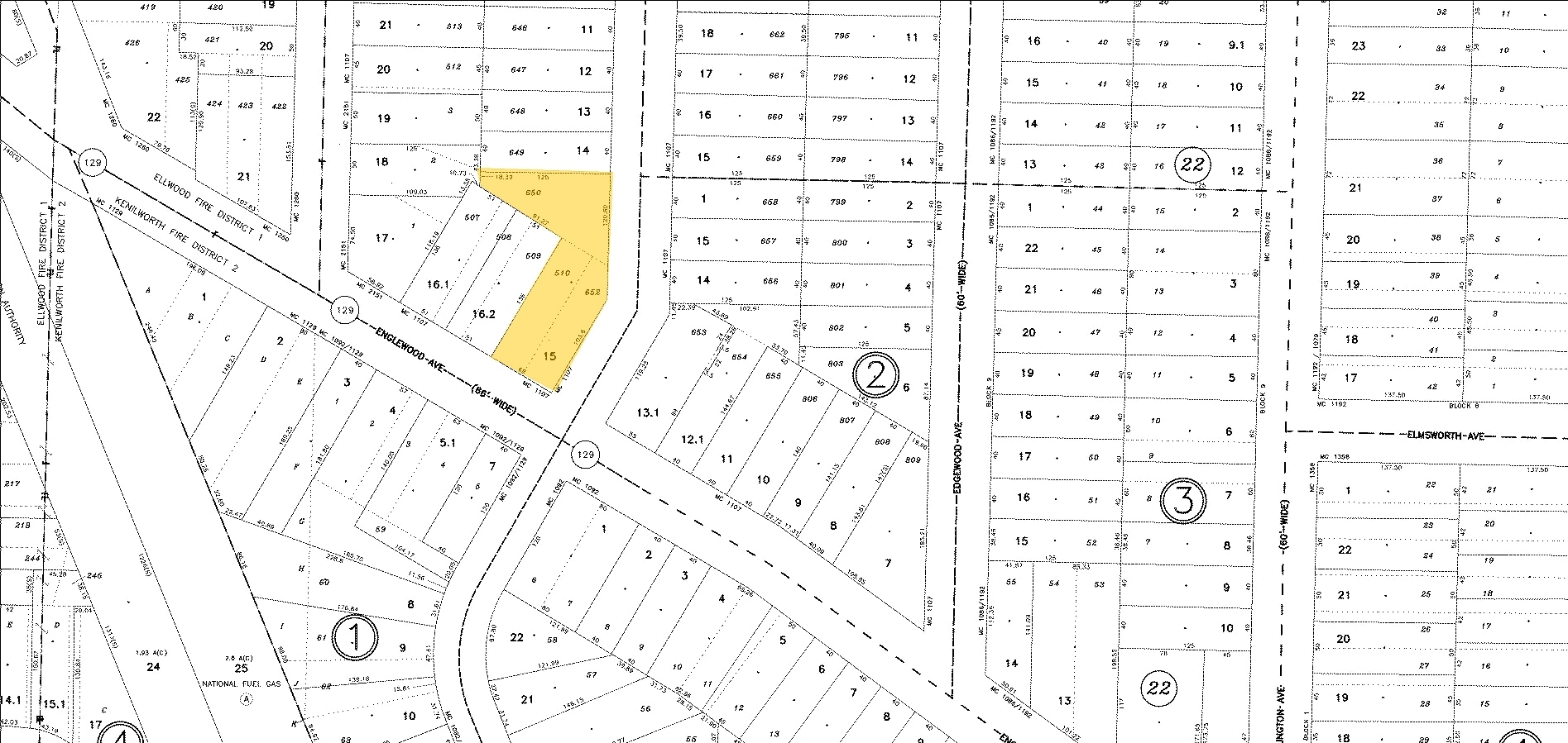 439 Englewood Ave, Buffalo, NY for sale Plat Map- Image 1 of 2