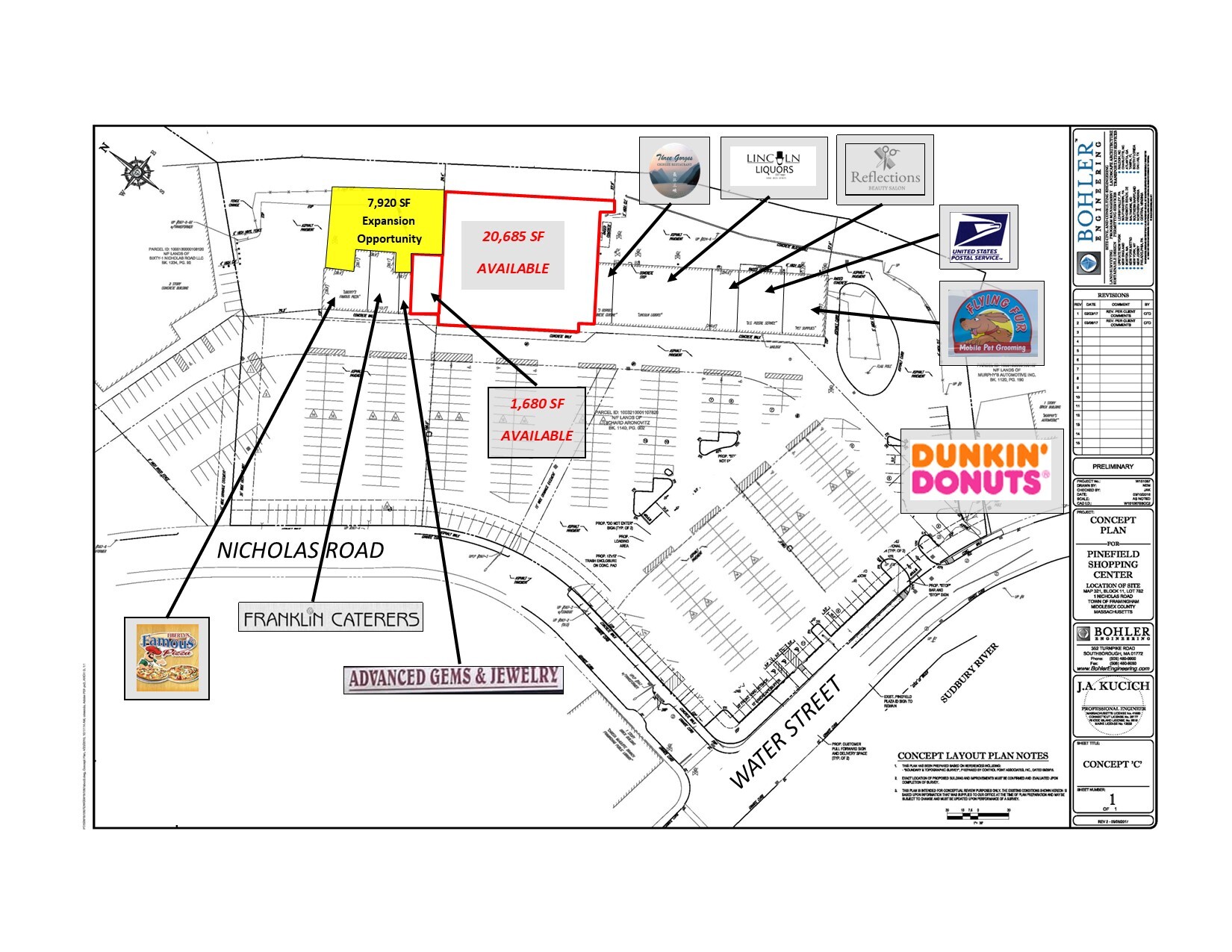 1-55 Nicholas Rd, Framingham, MA for lease Site Plan- Image 1 of 5