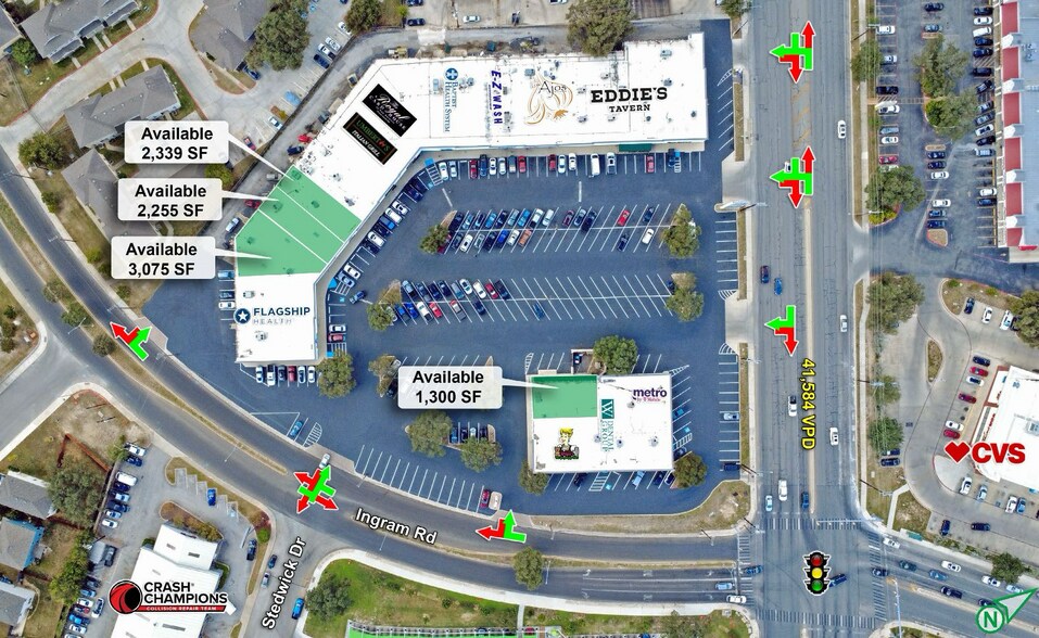 7616 Culebra Rd, San Antonio, TX à louer - Photo du bâtiment - Image 3 de 8