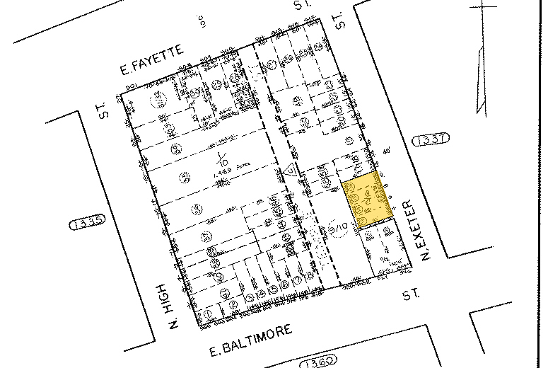 4 N Exeter St, Baltimore, MD for lease - Plat Map - Image 2 of 32
