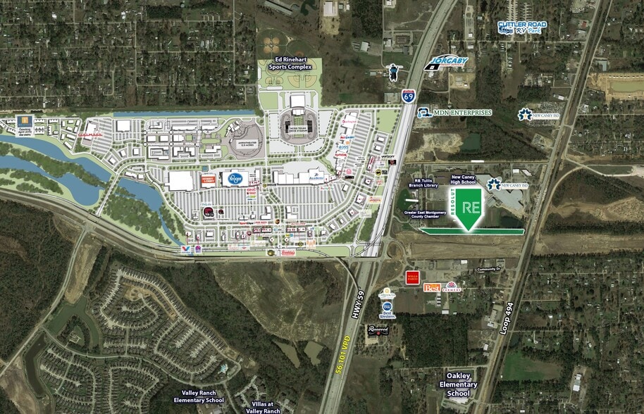 0 Grand Parkway, New Caney, TX à vendre - Aérien - Image 3 de 4