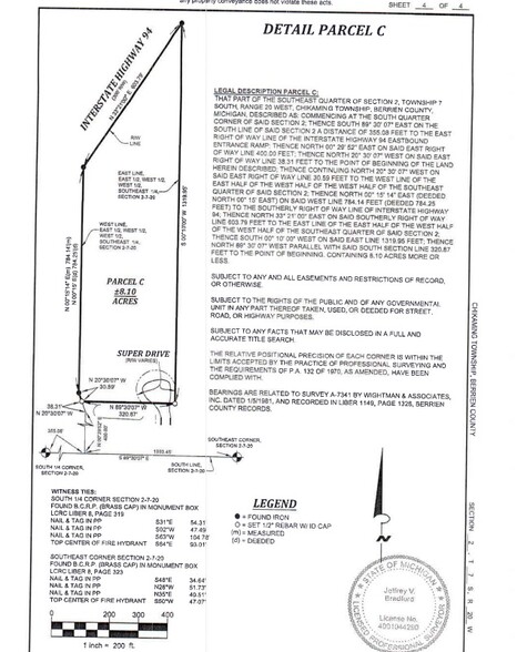 12850 Super Dr, Sawyer, MI à vendre - Plan cadastral - Image 2 de 2