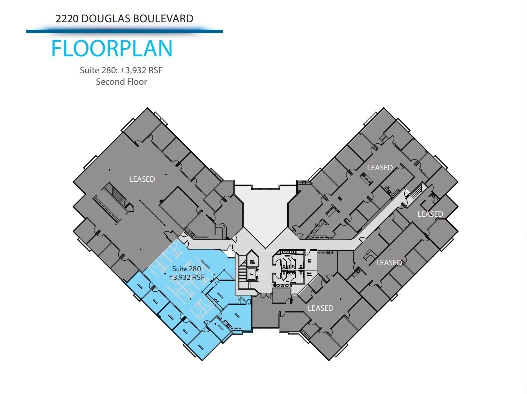 2220 Douglas Blvd, Roseville, CA à louer Plan d’étage- Image 1 de 1