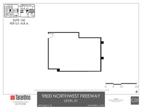 9800 Northwest Fwy, Houston, TX à louer Plan de site- Image 1 de 1