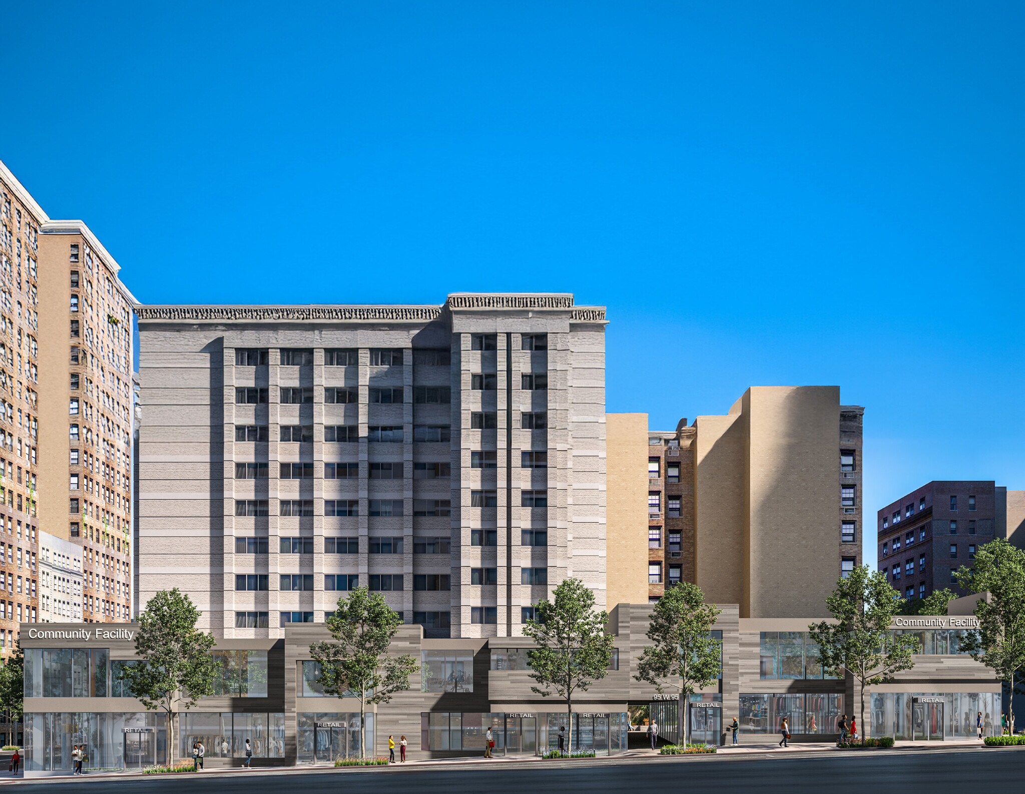 721 Columbus Ave, New York, NY à louer Photo du bâtiment- Image 1 de 10