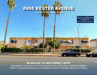 More details for 6956 Kester Ave, Van Nuys, CA - Multifamily for Sale