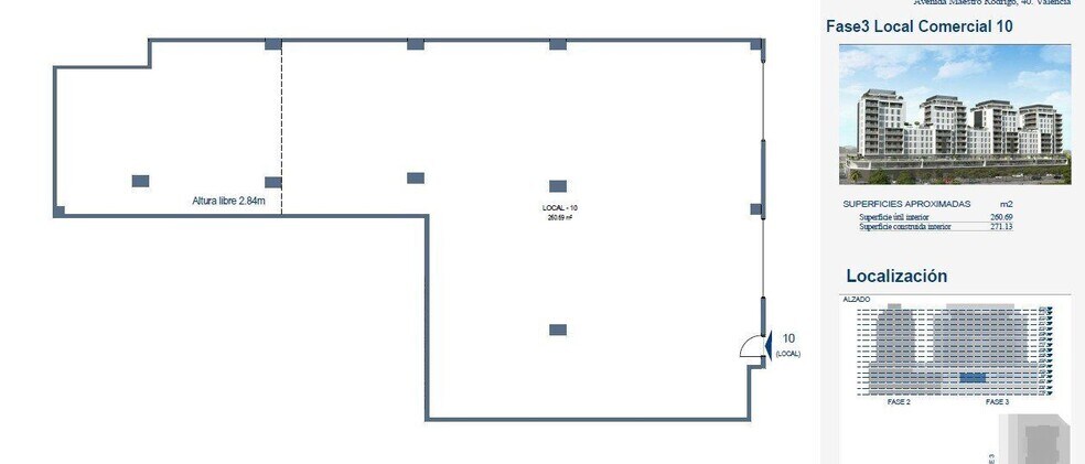 Commerce de détail dans València à vendre - Plan d’étage - Image 3 de 5