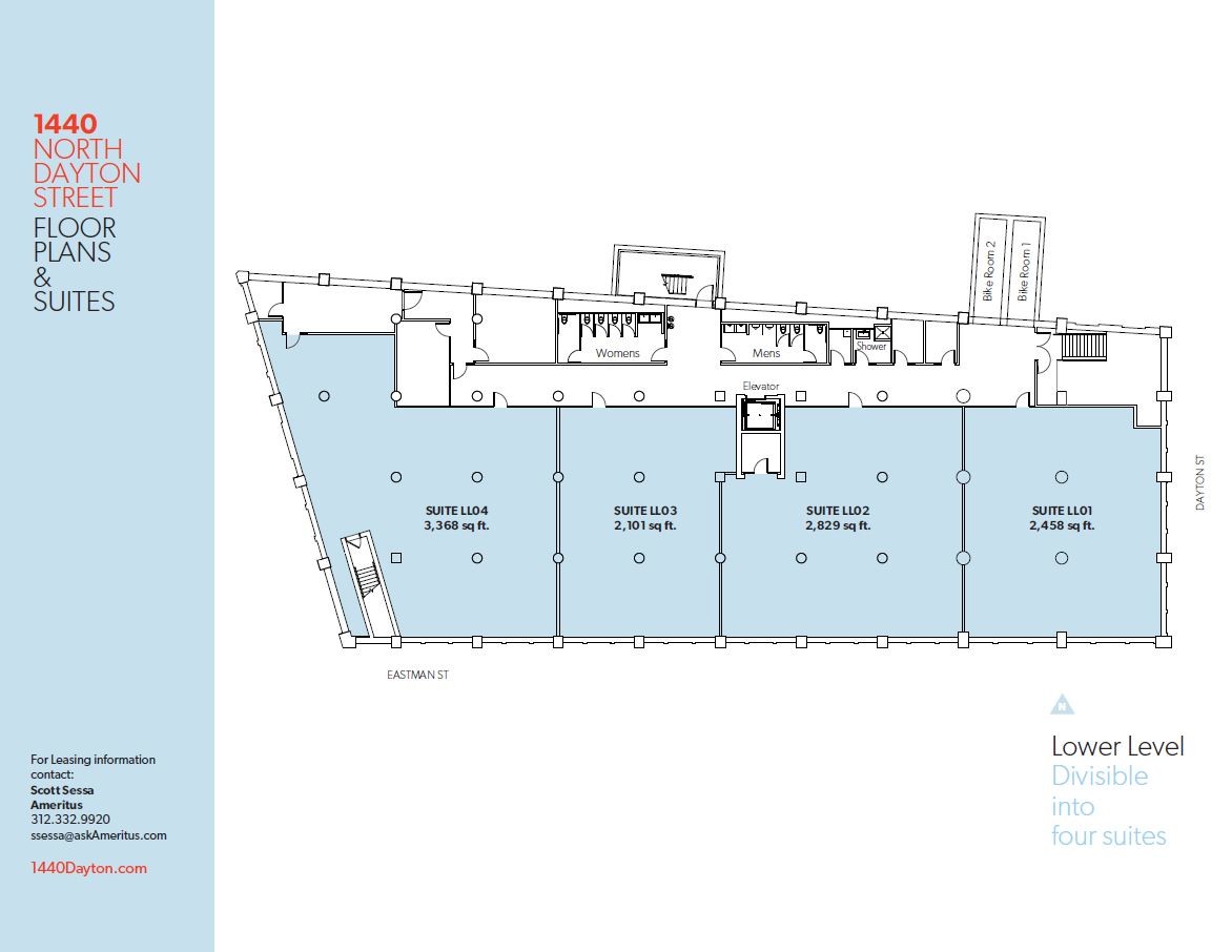 1440 N Dayton St, Chicago, IL for lease Floor Plan- Image 1 of 2