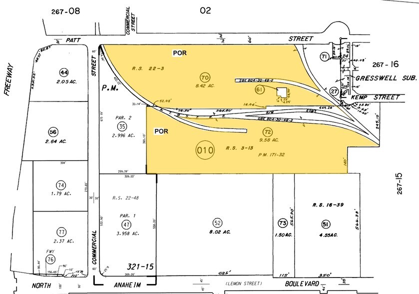 1291 N Patt St, Anaheim, CA à louer - Plan cadastral - Image 3 de 5