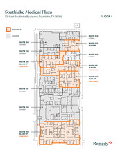 731 E Southlake Blvd, Southlake, TX à louer Plan d  tage- Image 1 de 3