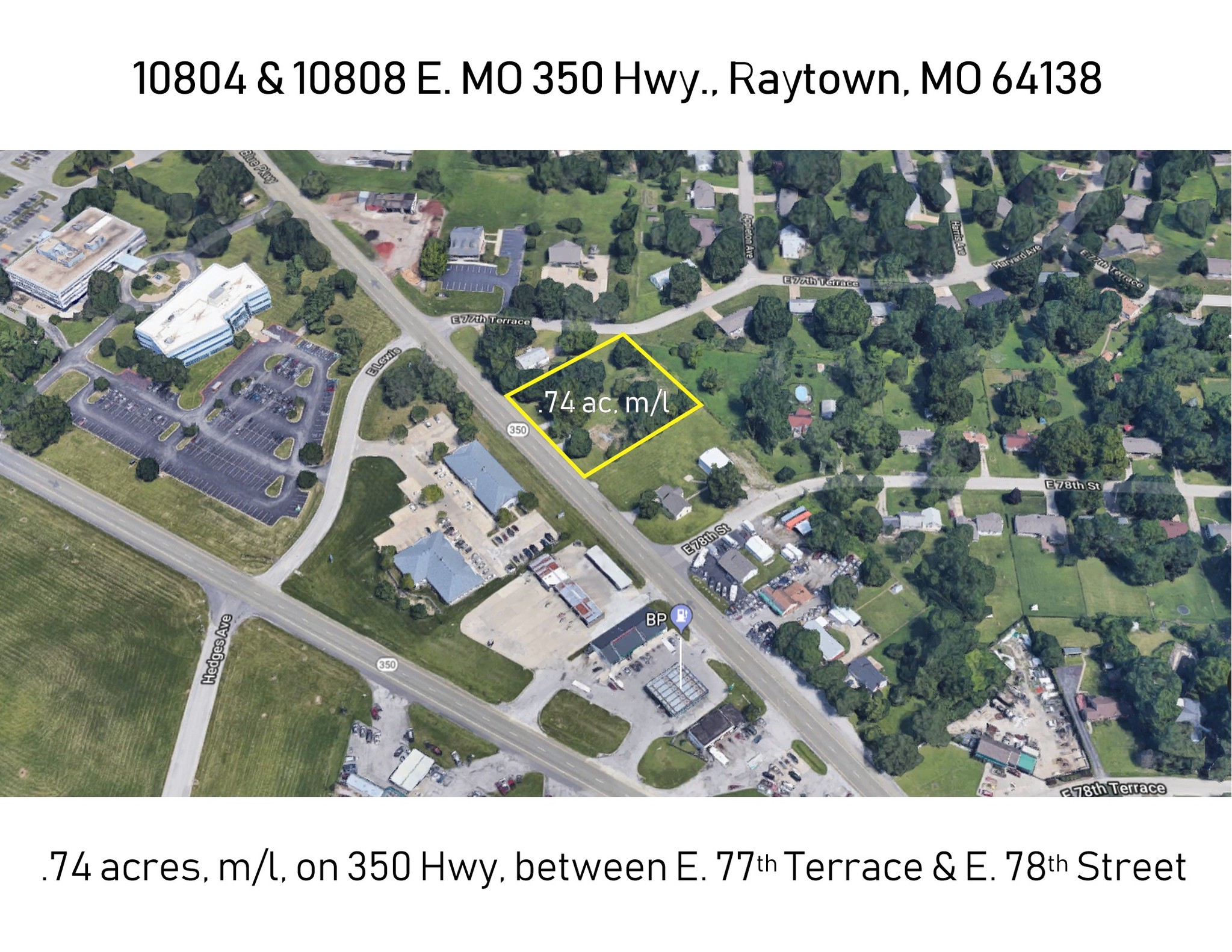 10808 E Missouri 350 Hwy, Raytown, MO for sale Aerial- Image 1 of 1