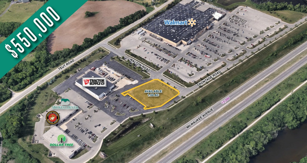 1851 Milwaukee Ave, Burlington, WI for sale - Building Photo - Image 3 of 4