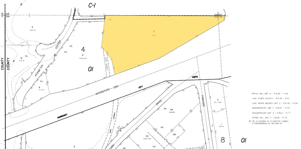 244 Perimeter Center Pky NE, Atlanta, GA à louer - Plan cadastral - Image 2 de 4