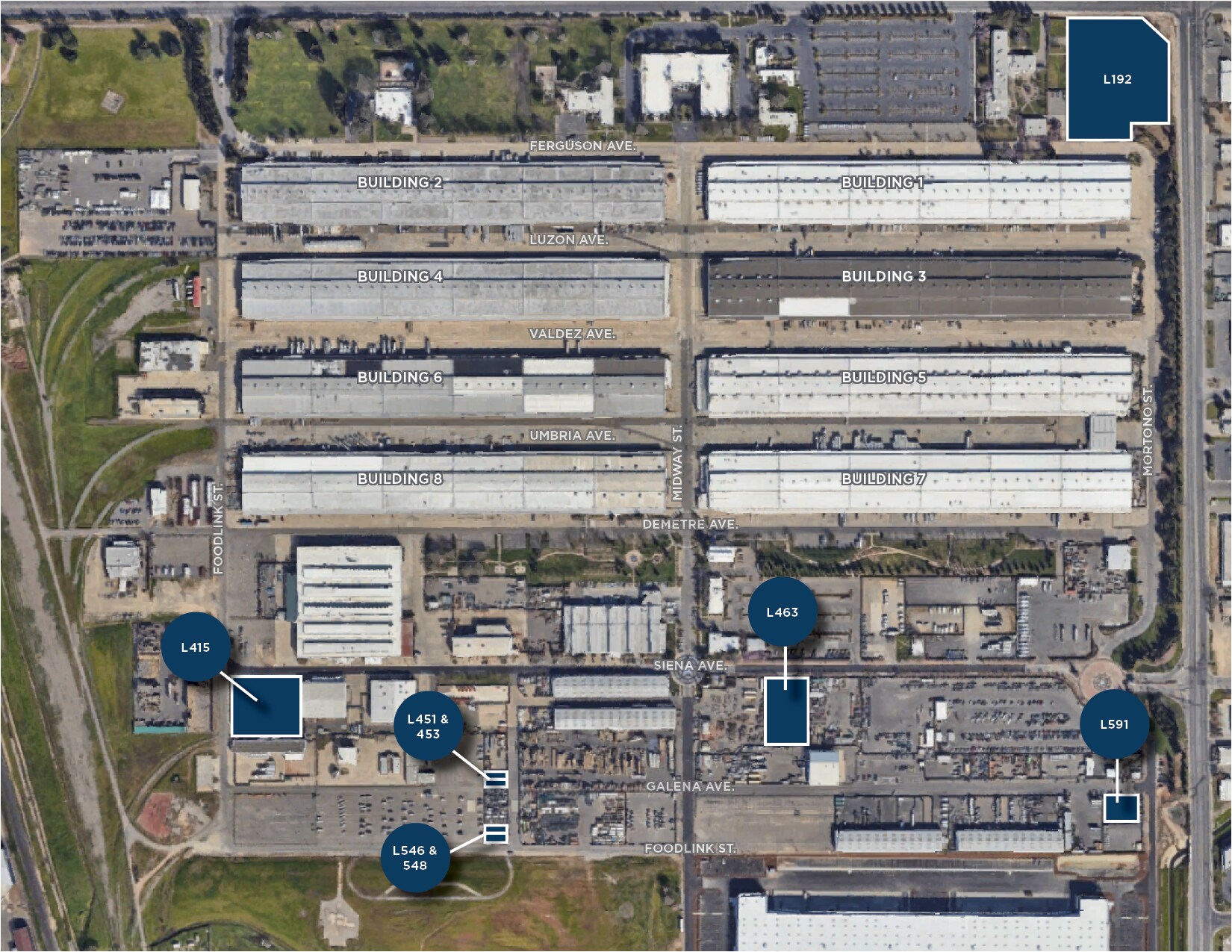 Depot Park, Sacramento, CA à louer Plan de site- Image 1 de 5