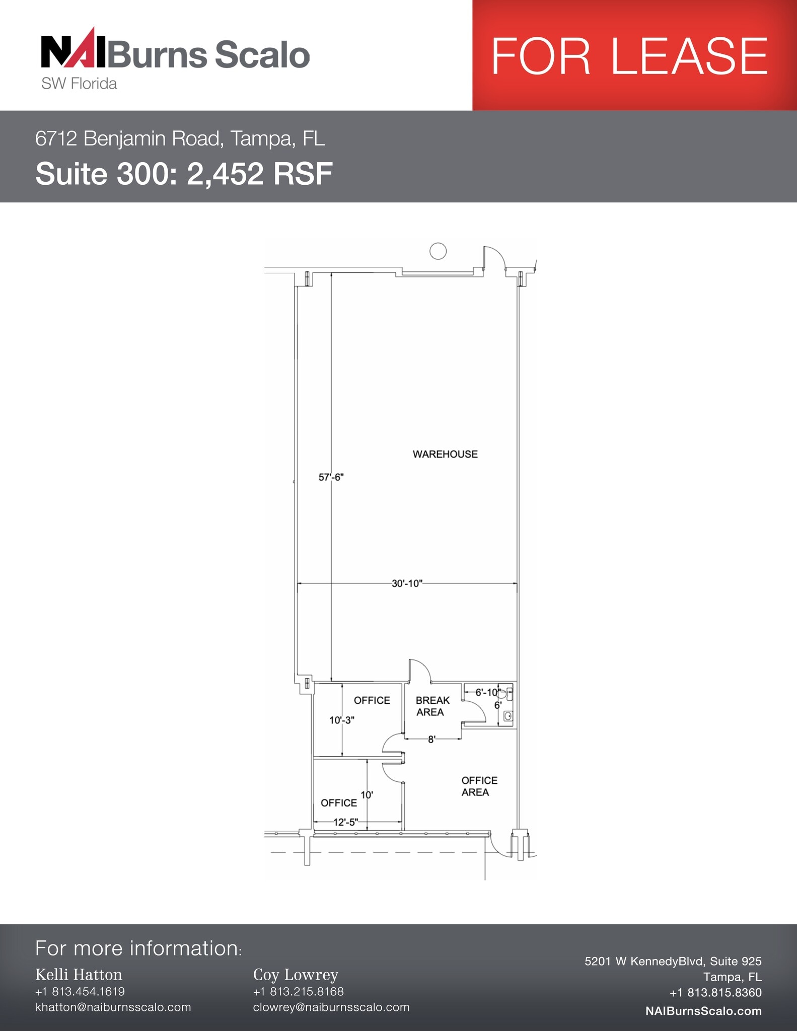 6706 Benjamin Rd, Tampa, FL à louer Plan de site- Image 1 de 1
