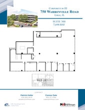 750 Warrenville Rd, Lisle, IL for lease Floor Plan- Image 1 of 1