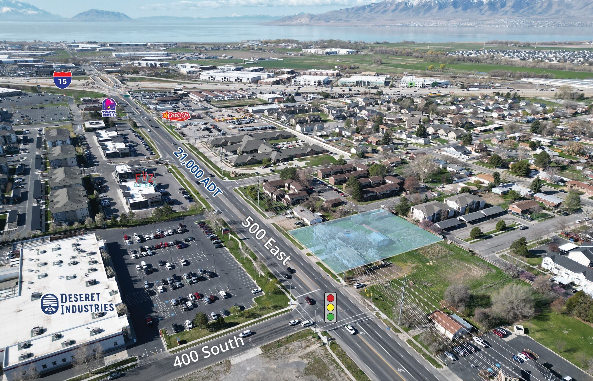 410 S 500 E, American Fork, UT for sale Aerial- Image 1 of 4