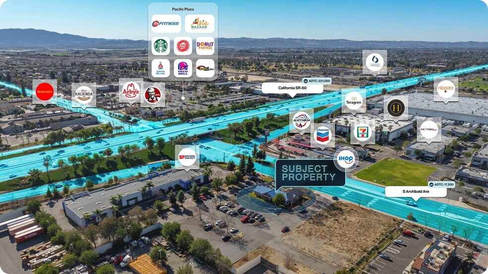 2285 S Archibald Ave, Ontario, CA for sale - Aerial - Image 2 of 2