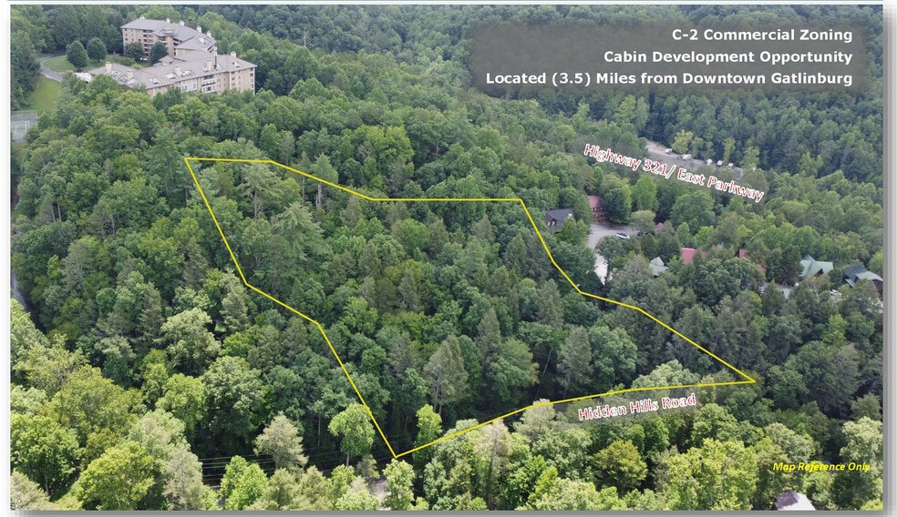 1702 Hidden Hills Rd, Gatlinburg, TN à vendre - Photo du bâtiment - Image 1 de 7