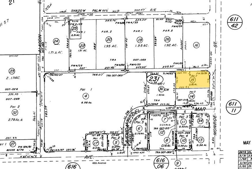 45691 Monroe St, Indio, CA à louer - Plan cadastral - Image 3 de 19
