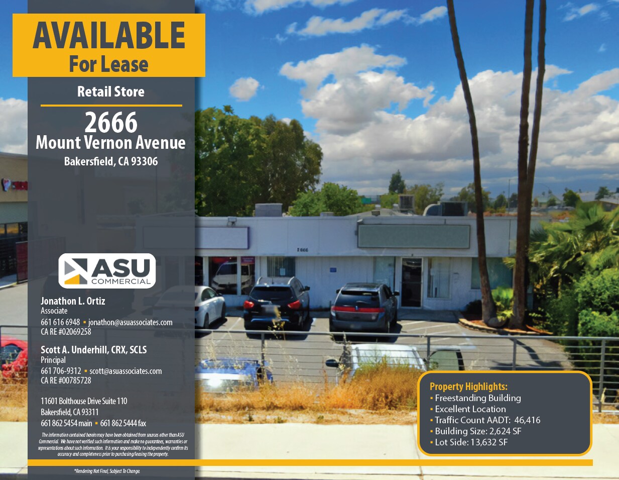 2666 Mount Vernon Ave, Bakersfield, CA for lease Primary Photo- Image 1 of 4