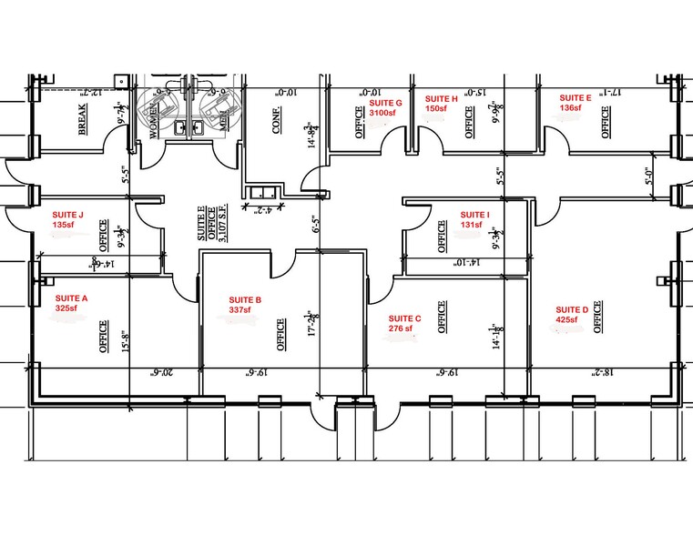 136 Waxhaw Pky, Waxhaw, NC for lease - Floor Plan - Image 2 of 13