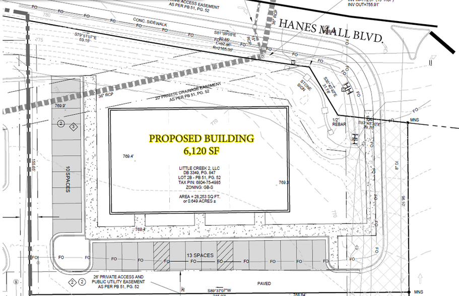 1610 Fox Trot, Winston-Salem, NC à vendre - Plan de site - Image 3 de 4