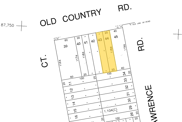 390 Old Country Rd, Garden City, NY for lease - Plat Map - Image 2 of 3