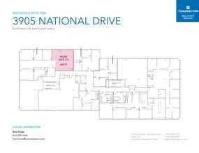 3905 National Dr, Burtonsville, MD for lease Floor Plan- Image 1 of 1