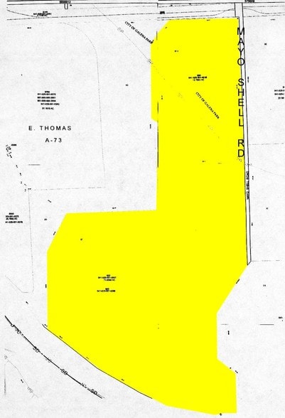 922 Mayo Shell Rd, Galena Park, TX à louer - Plan cadastral - Image 2 de 6