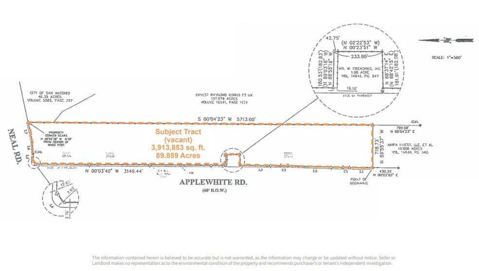 Applewhite Rd & Neal Rd, San Antonio, TX à vendre - Autre - Image 3 de 3