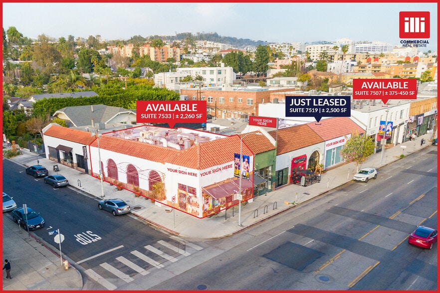 7507-7533 W Sunset Blvd, Los Angeles, CA for lease - Building Photo - Image 1 of 10