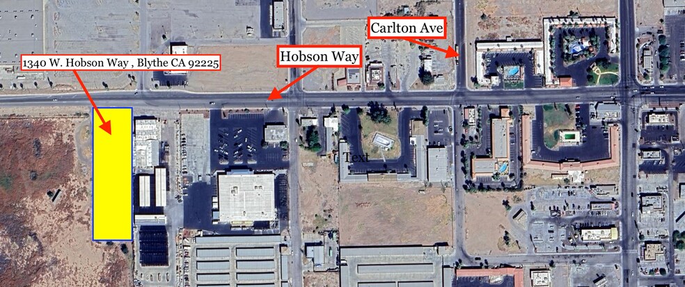 1340 W Hobsonway, Blythe, CA à vendre - Photo du bâtiment - Image 3 de 3