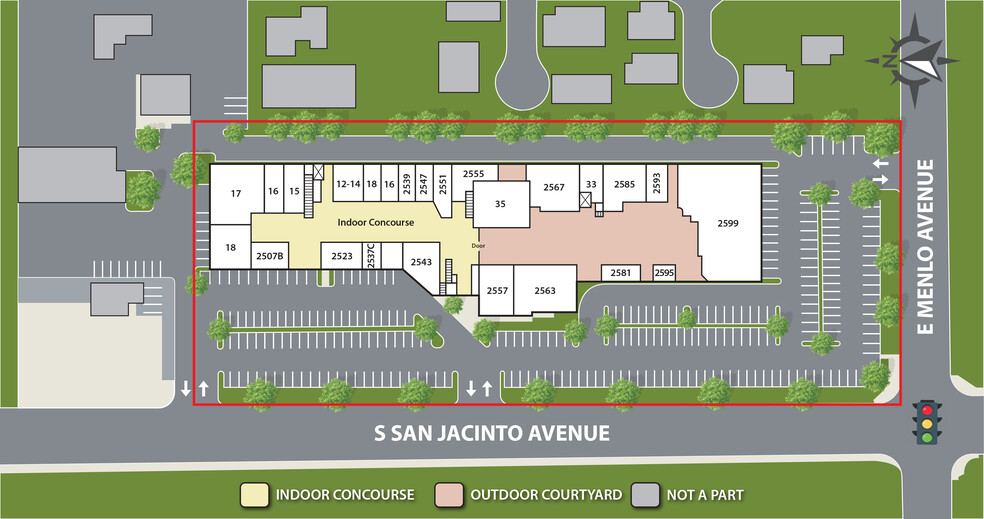 2500-2599 S San Jacinto Ave, San Jacinto, CA à vendre - Plan de site - Image 1 de 1