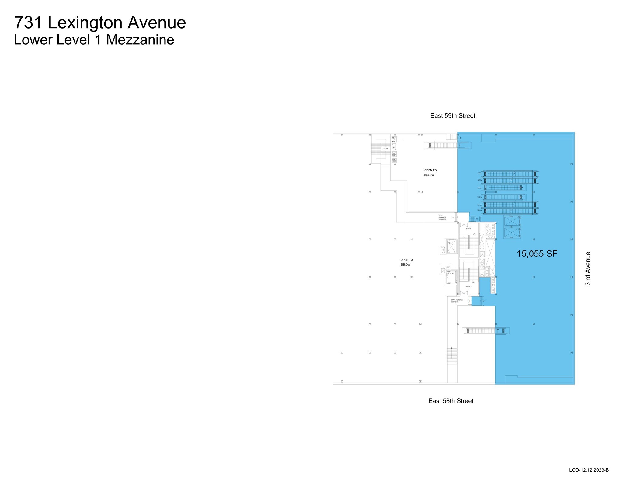 731 Lexington Ave, New York, NY for lease Site Plan- Image 1 of 2