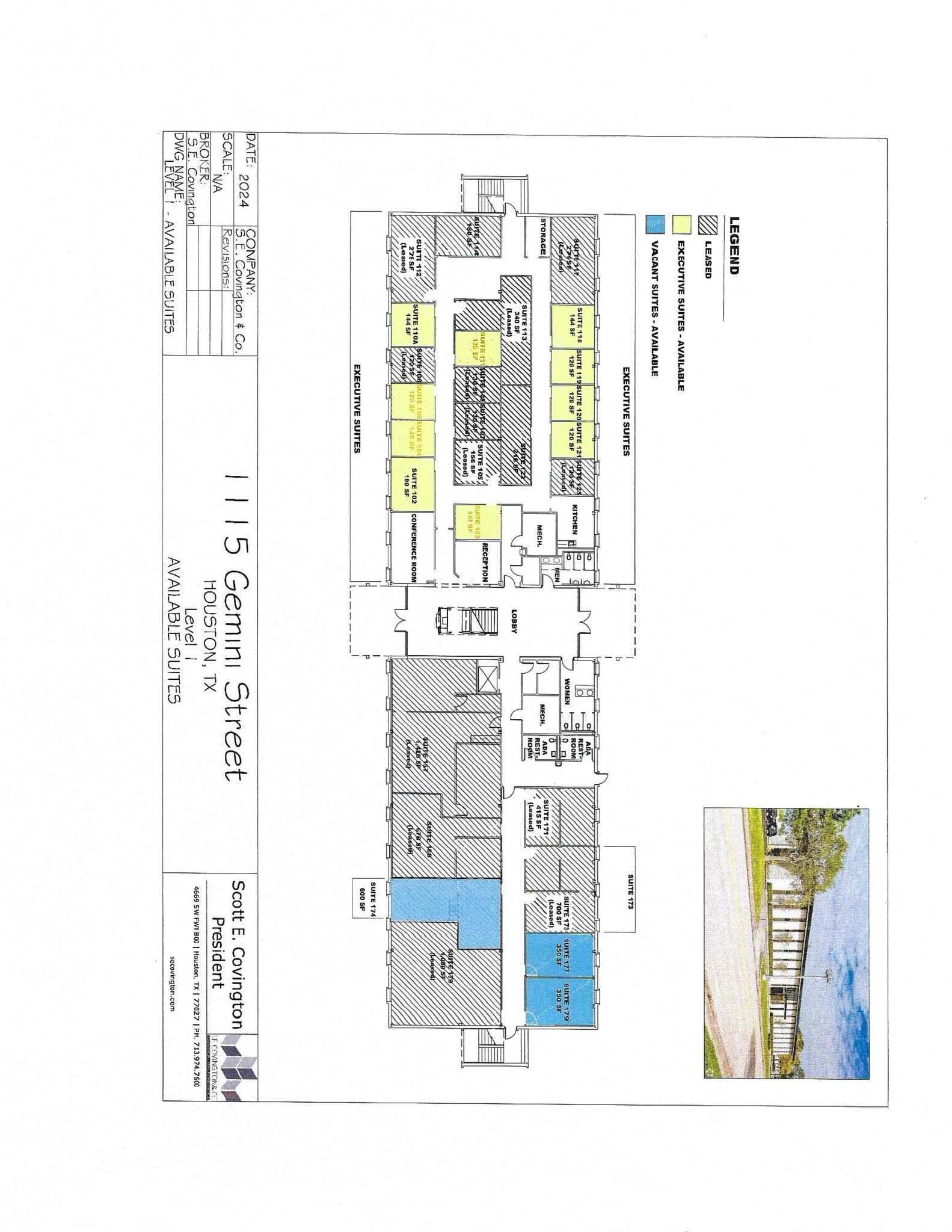 1115 Gemini St, Houston, TX à louer Plan de site- Image 1 de 1