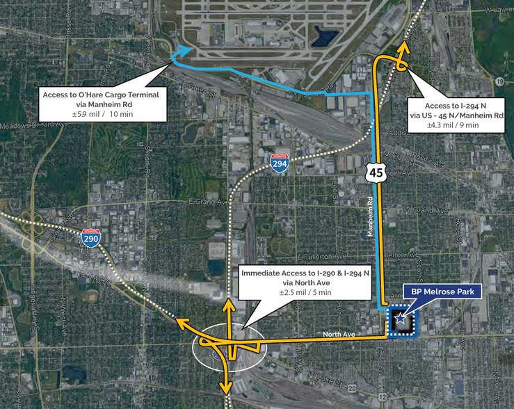 10400 W North Ave, Melrose Park, IL à louer - Photo du bâtiment - Image 3 de 3