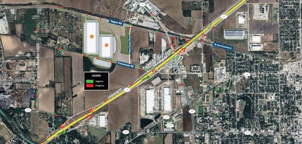 IH-10 & Highway 46, Seguin, TX - AERIAL map view