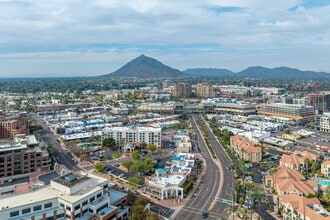 4260 N Drinkwater Blvd, Scottsdale, AZ - AERIAL map view